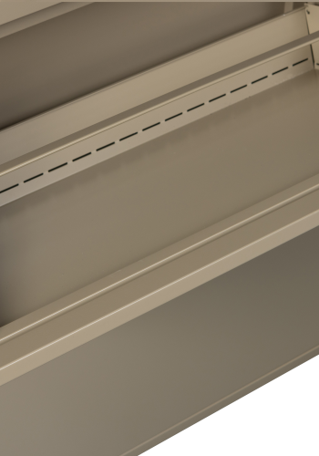 WOOOD Sabine skoskab, m. 3 rum - sand metal