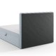 MICADONI Kelp Boxspring seng, med hodegjerde, Boxspring/madrass, overmadrass - bl flyel (200x160)