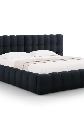 MICADONI Mamaia sengeramme, med dobbel sengegavl og lameller - bl flyel (140x200)