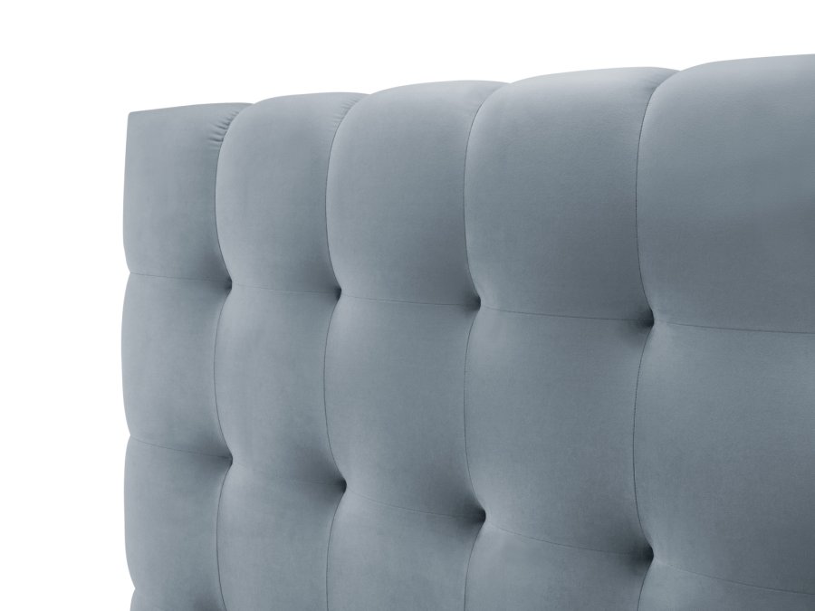 MICADONI Mamaia sengeramme, med dobbel sengegavl og lameller - bl flyel (160x200)