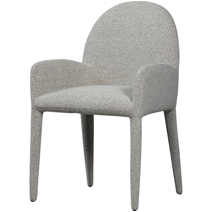 WOOOD Elegance spisebordsstol, m. armln - gr polyester