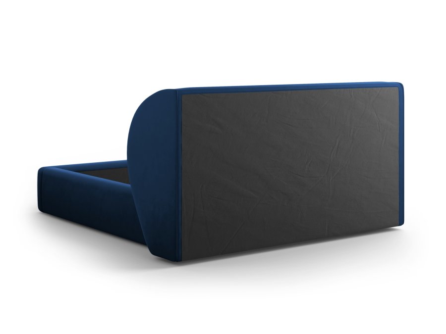 MICADONI Miley sengeramme, med sengegavl og lameller - bl flyel (160x200)