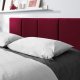 MICADONI Pyla sengeramme, med sengegavl og lameller - rd flyel (140x200)