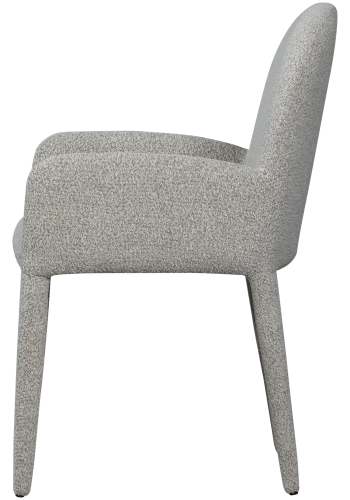 WOOOD Elegance spisebordsstol, m. armln - gr polyester