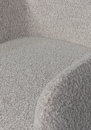 WOOOD Elegance spisebordsstol, m. armln - gr polyester