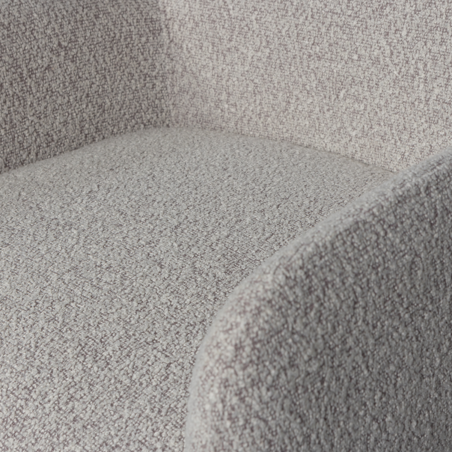 WOOOD Elegance spisebordsstol, m. armln - gr polyester