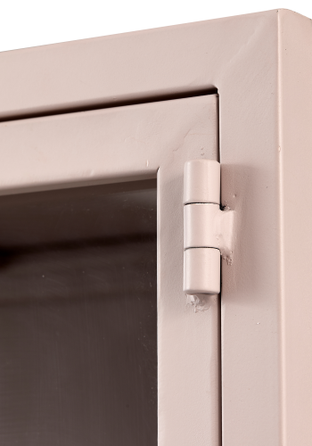 WOOOD Ronja XL vitrineskab, m. 2 lger og 4 hylder - rosa metal