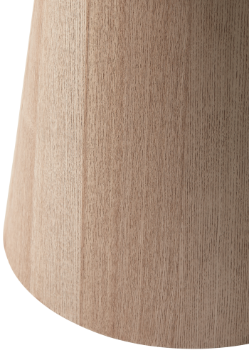 WOOOD MAUD SIDOBORD I KONISKT TRÄ NATURLIGT 50x45CM