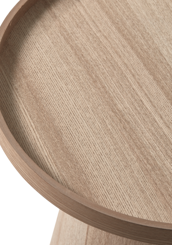 WOOOD MAUD SIDOBORD I KONISKT TRÄ NATURLIGT 38x39CM