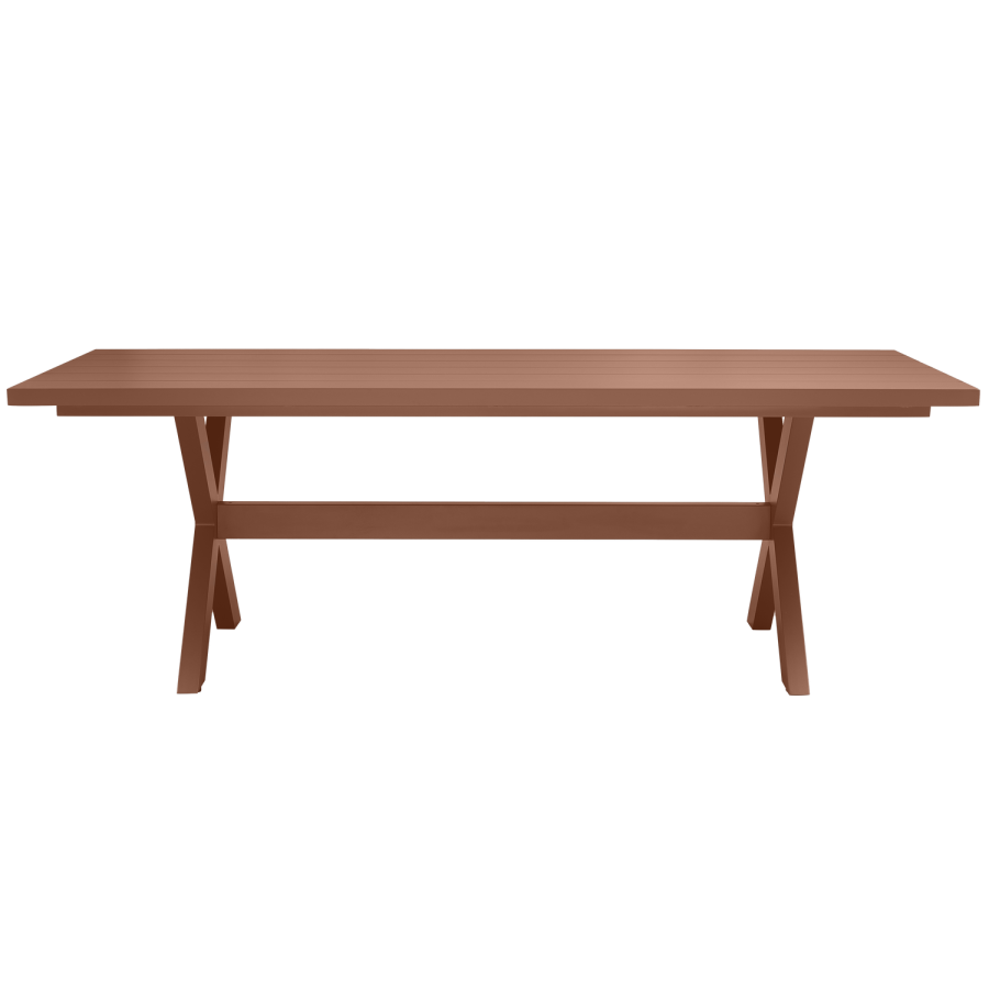 WOOOD DELTA PICKNICK GARDEN bord ALUMINIUM TERRA 220x100CM