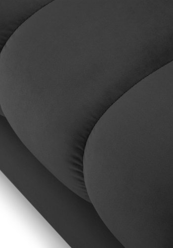 MICADONI Mamaia sjeselong, hyre - antrasittgr flyel og gullmetall (185x102x75)