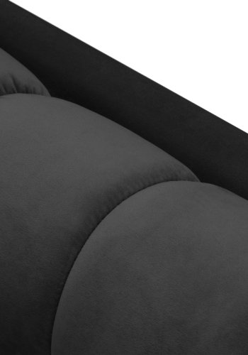 MICADONI Mamaia sjeselong, hyre - antrasittgr flyel og gullmetall (185x102x75)