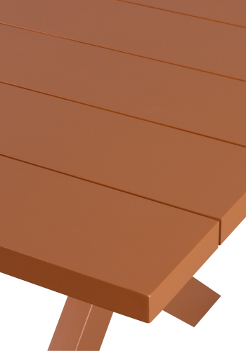 WOOOD DELTA PICKNICK GARDEN bord ALUMINIUM TERRA 220x100CM