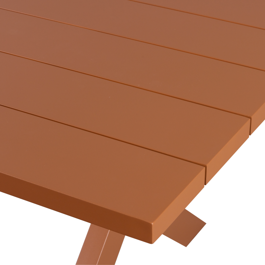 WOOOD DELTA PICKNICK GARDEN bord ALUMINIUM TERRA 220x100CM
