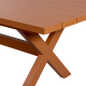 WOOOD DELTA PICKNICK GARDEN bord ALUMINIUM TERRA 220x100CM