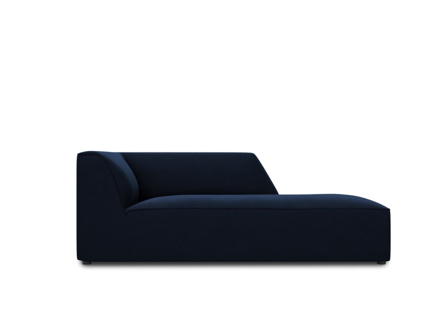 MICADONI Ruby sjeselong, hyre - bl flyel og svart plast (180x93x69)