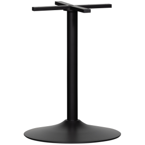 WOOOD BISTRO RUNDA RÖRBEN METALL MATTSVART 72x54CM