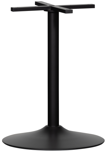 WOOOD BISTRO RUNDA RÖRBEN METALL MATTSVART 72x54CM