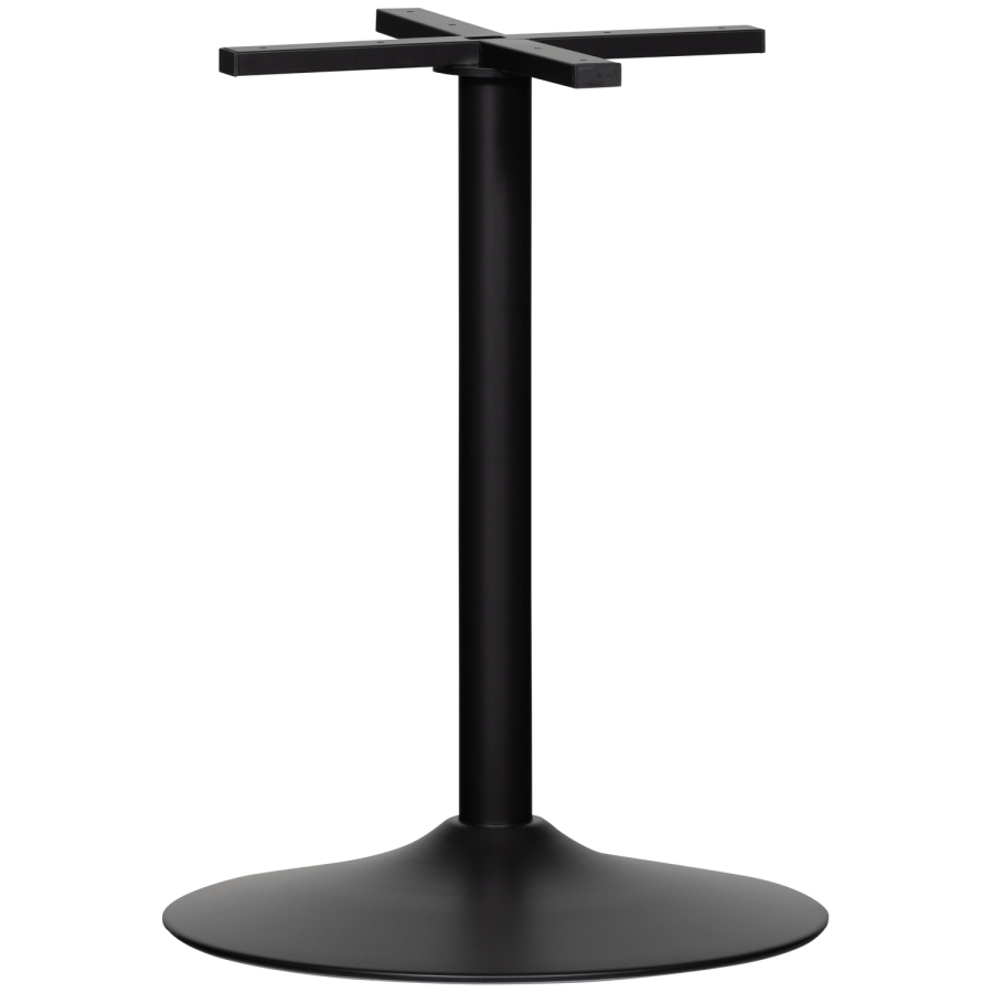 WOOOD BISTRO RUNDA RÖRBEN METALL MATTSVART 72x54CM