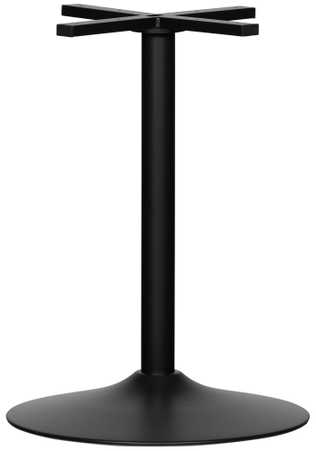 WOOOD BISTRO RUNDA RÖRBEN METALL MATTSVART 72x54CM