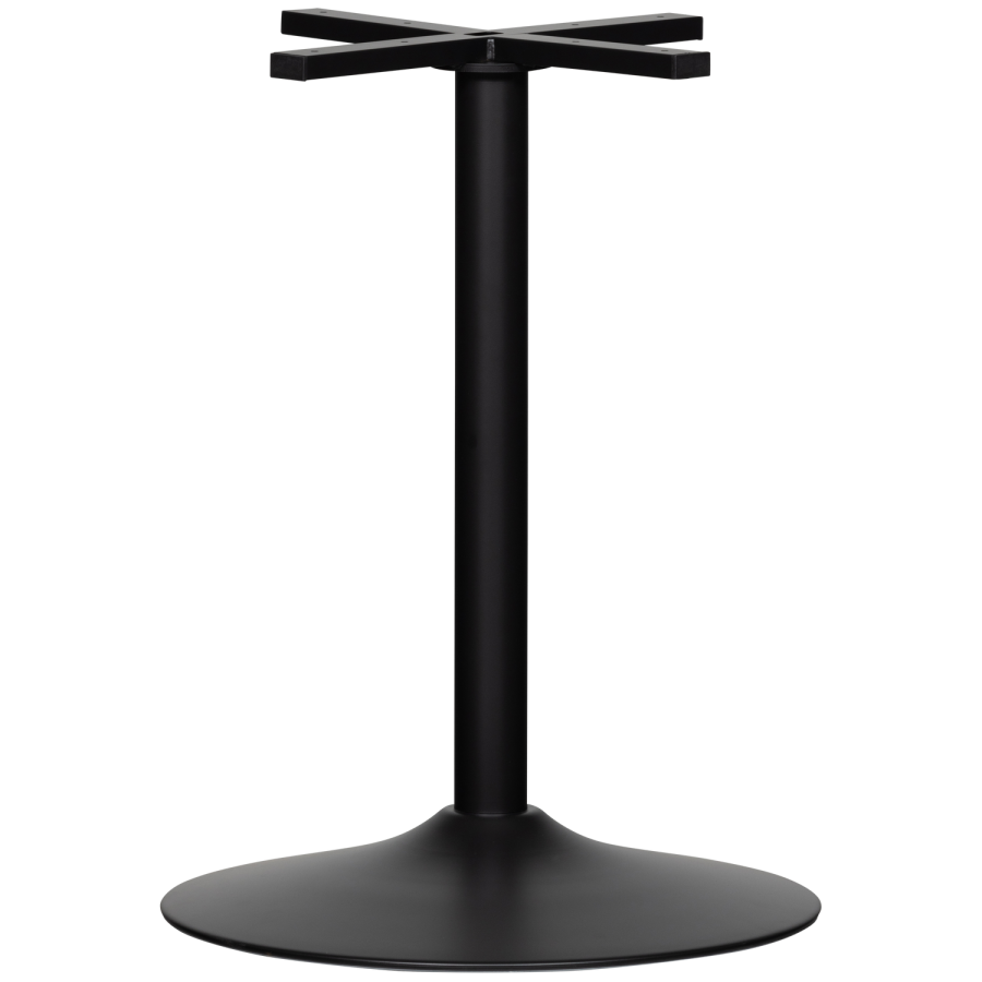 WOOOD BISTRO RUNDA RÖRBEN METALL MATTSVART 72x54CM