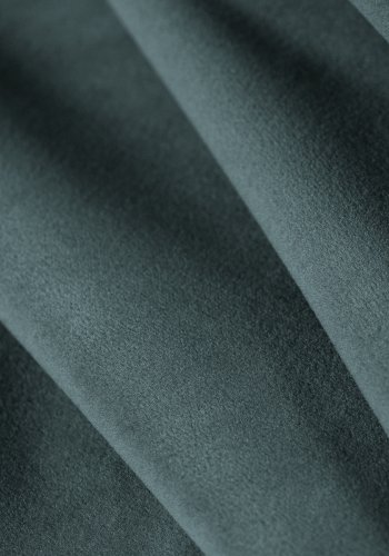 MICADONI Bellis hjrnesofa, venstre, 3 seter - bl flyel og sort plast