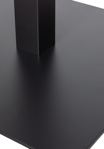 WOOOD BISTRO KVADRAT RÖRBEN METALLBEN MATTA SVART 72X50X50CM