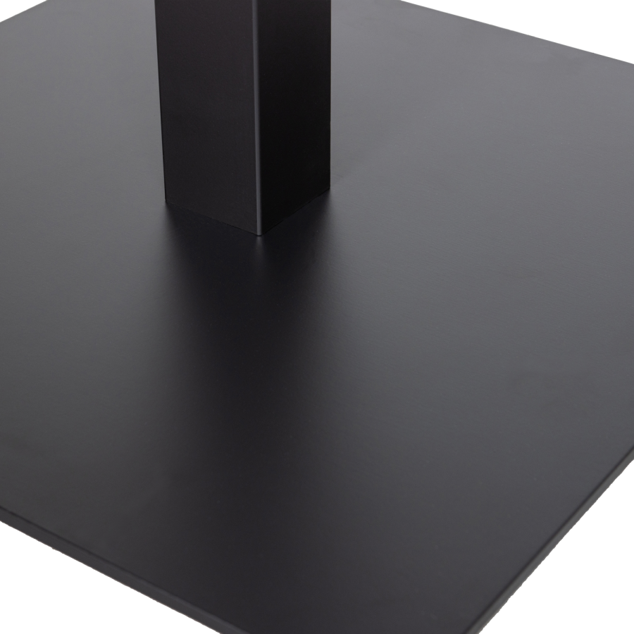 WOOOD BISTRO KVADRAT RÖRBEN METALLBEN MATTA SVART 72X50X50CM