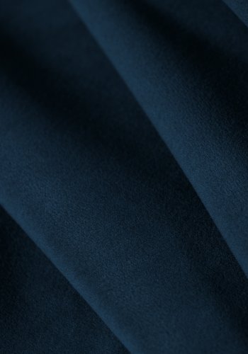 MICADONI Jodie hjrnesofa, venstre, 5 seter - bl flyel og sort plast