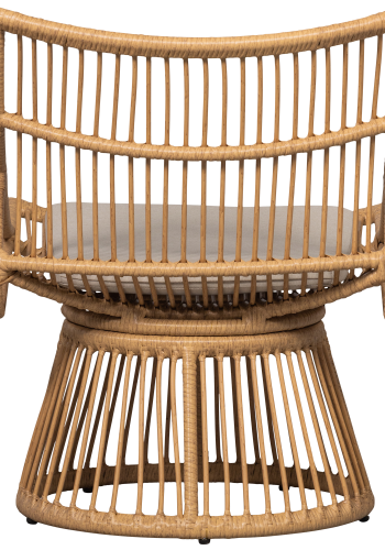 WOOOD ALATNA TRDGRDSSTOL I KONTRIG, NATURLIG