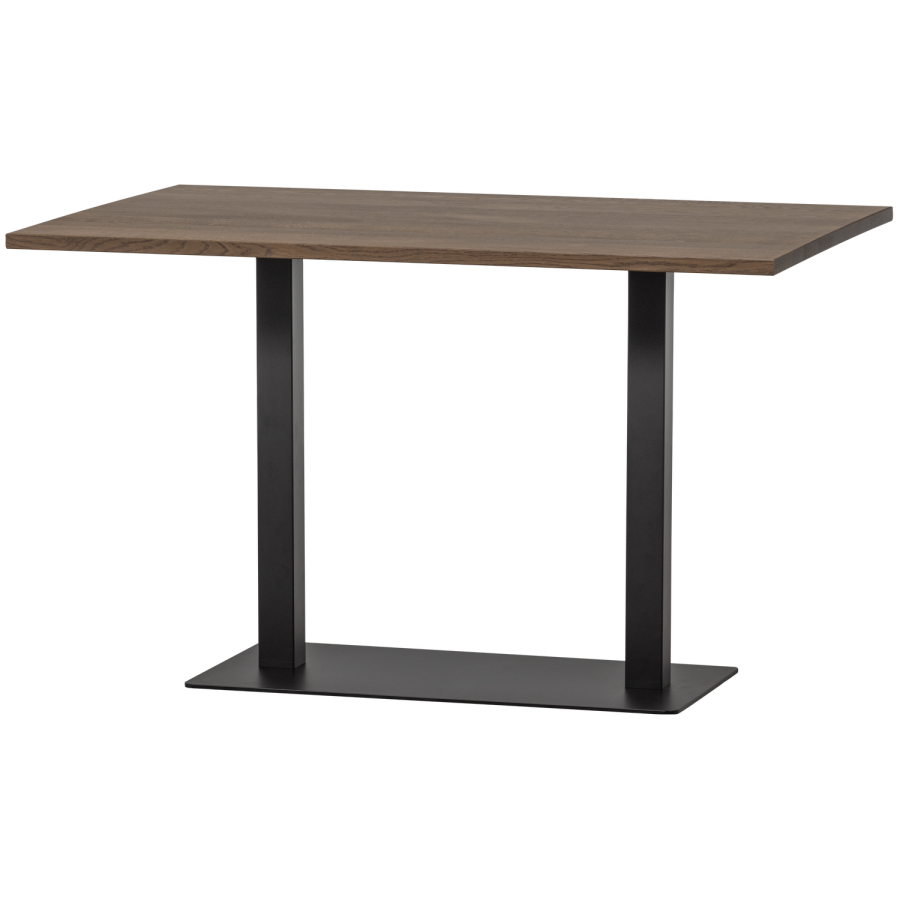 WOOOD BISTRO DUBBLA KVADRATISKA RÖRBEN METALL MATTSVART 72X80X40CM