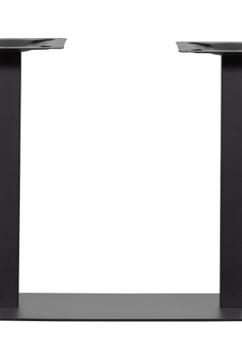 WOOOD BISTRO DUBBLA KVADRATISKA RÖRBEN METALL MATTSVART 72X80X40CM