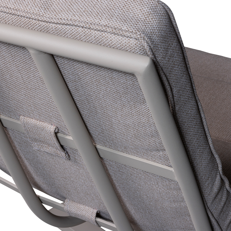 WOOOD COOSA TRDGRDSSTOL I ALUMINIUM SAND