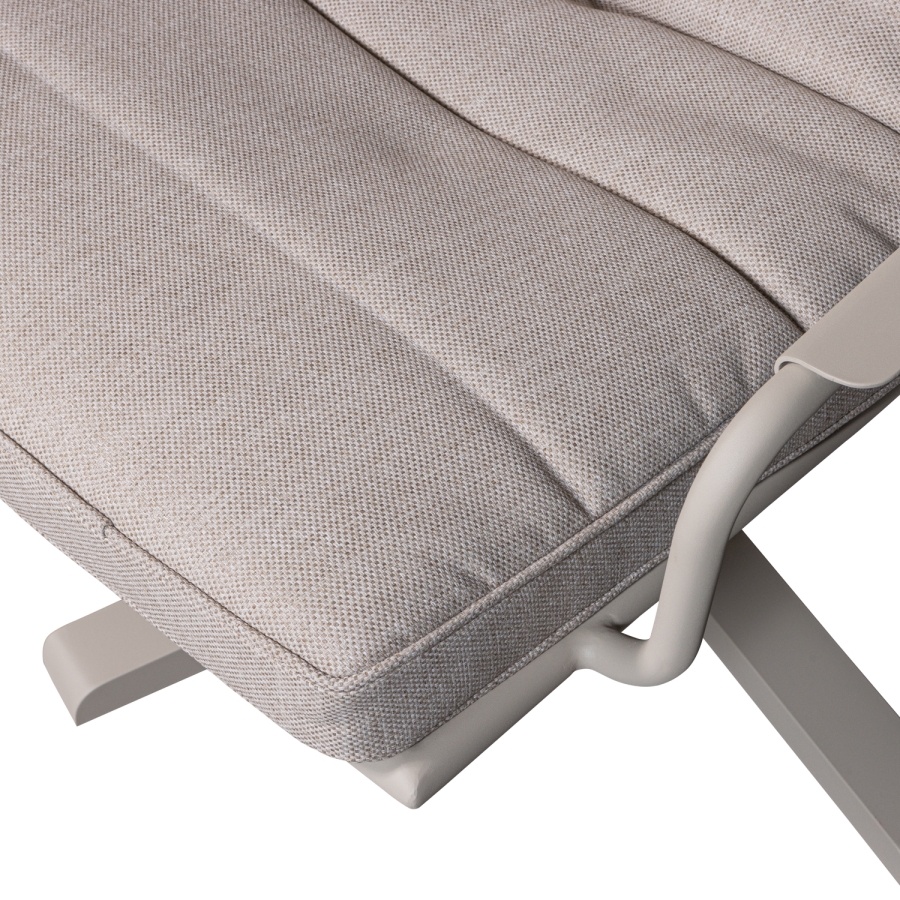 WOOOD COOSA TRDGRDSSTOL I ALUMINIUM SAND