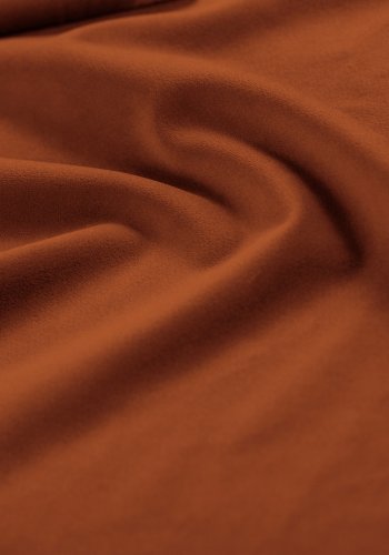 MICADONI Lupin Modulr pen hjrnesofa, venstre, 5 seter - oransje flyel og sort plast