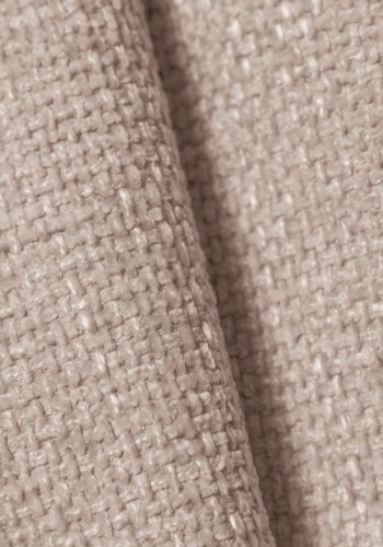 MICADONI Lupin Modulr pen hjrnesofa, venstre, 5 seter - beige chenille og sort plast