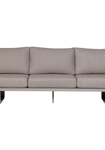 WOOOD BEAR 3-personers havebnk i aluminium, sand