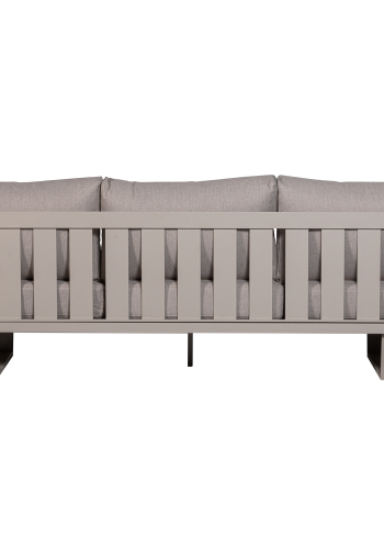 WOOOD BEAR 3-personers havebnk i aluminium, sand