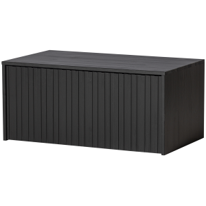 NYTT DJUPT VNINGSHANDFACK I FURU, SVART [fsc]