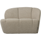 WOOOD Mojo 2-sits bnkelement, hger - beige melange boucl