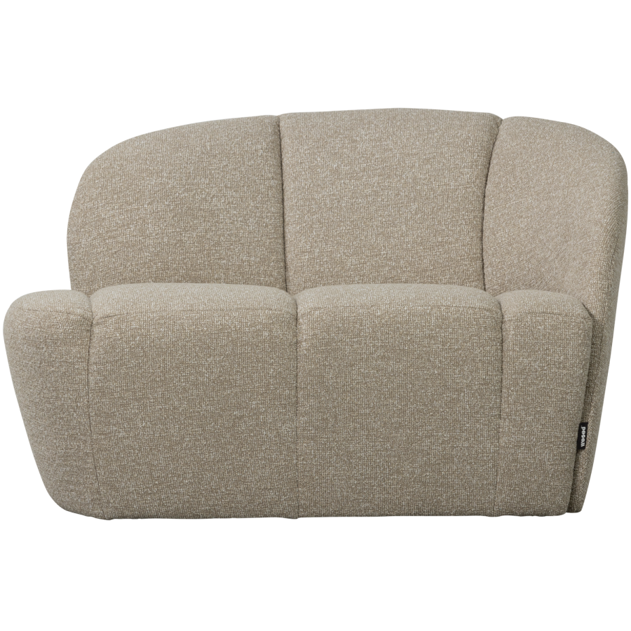 WOOOD Mojo 2-sits bnkelement, hger - beige melange boucl
