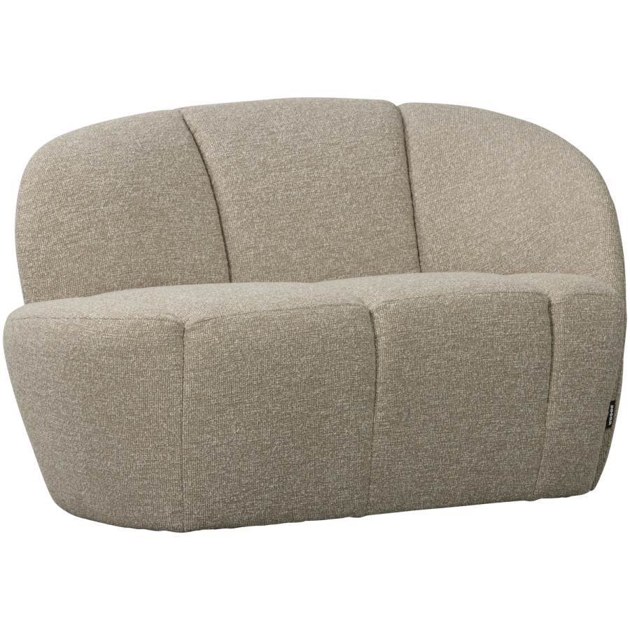 WOOOD Mojo 2-sits bnkelement, hger - beige melange boucl