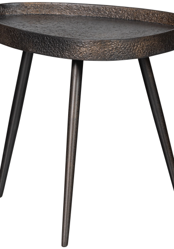 TRÄSET MED 2 - RA SIDOBORD I ANTIK BRONS
