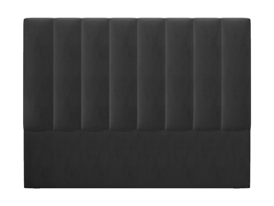 MICADONI Marl sengegavl - antrasittgr flyel (160x8x120)