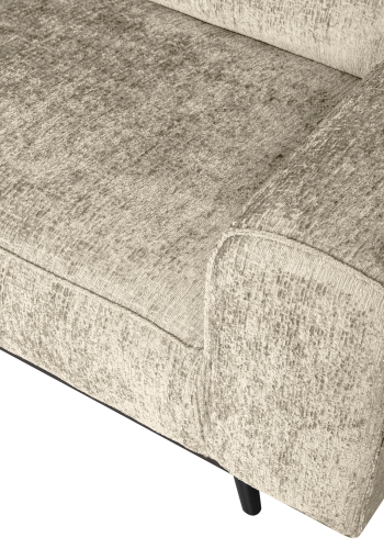 WOOOD STATEMENT HJRNESOFA VENSTRE STRUKTUR FLJL WHEATFIELD