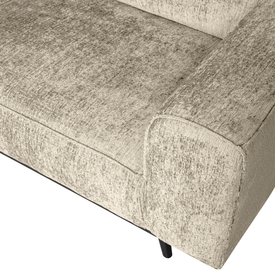 WOOOD STATEMENT HJRNESOFA VENSTRE STRUKTUR FLJL WHEATFIELD