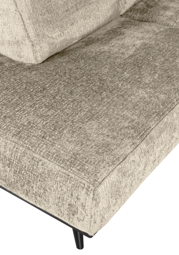 WOOOD STATEMENT HJRNESOFA VENSTRE STRUKTUR FLJL WHEATFIELD