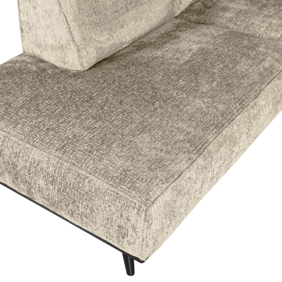 WOOOD STATEMENT HJRNESOFA VENSTRE STRUKTUR FLJL WHEATFIELD