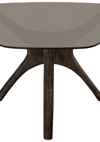 WOOOD FLASH SOFFBORD MANGO TRÄ/GLAS VALNÖT