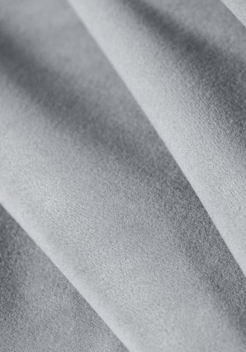 MICADONI Bellis puff, firkantet - bl flyel og svart plast (94x94x39)